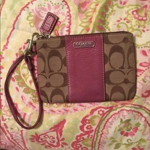 Coach wristlet