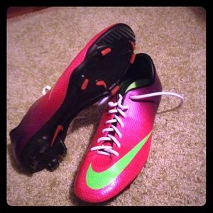 Nike mercurial pink and purple