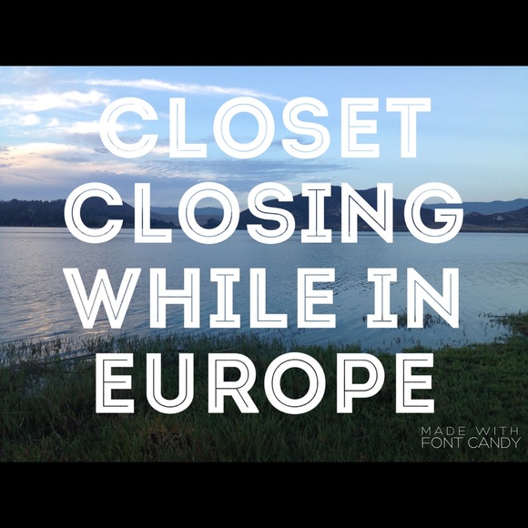 CLOSET TEMPORARILY CLOSING// HUGE SALE