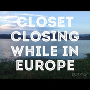 CLOSET TEMPORARILY CLOSING// HUGE SALE