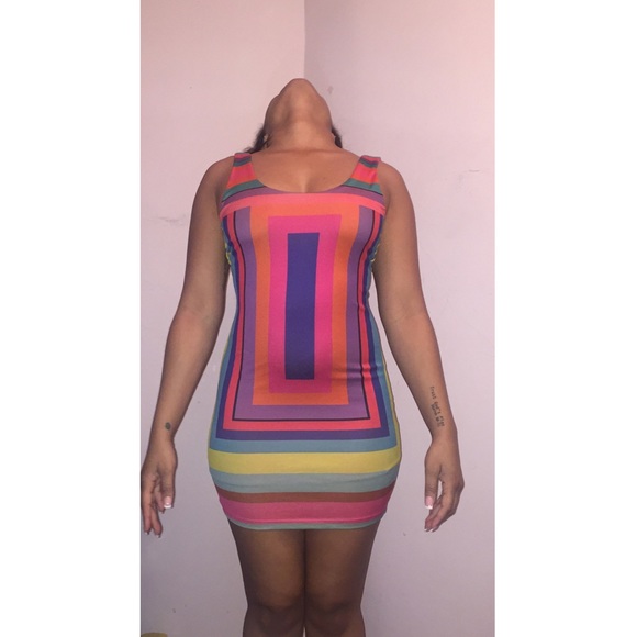 Color blocking mini dress. 🔴ONE HOUR SALE