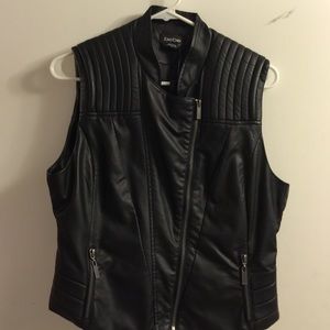 Bebe Leather Vest