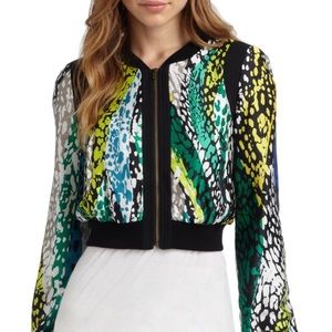 BCBG Nova Animal Print Jacket
