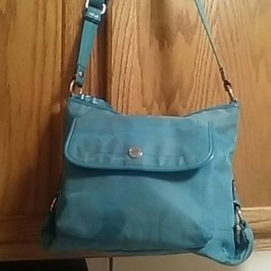 Authentic baby blue coach bag