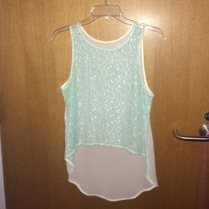 Lace tank