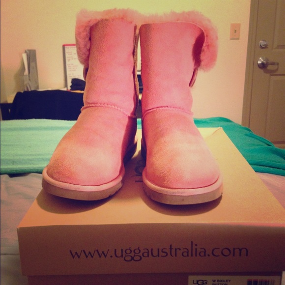 Pink Bailey Button Women's Uggs