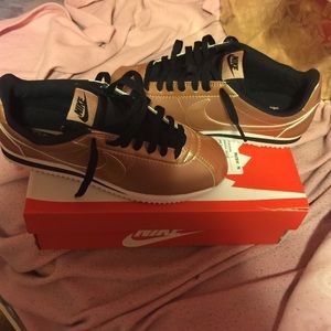 Rose Gold Nike cortez
