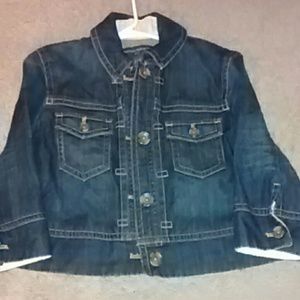 Banana republic crop jean jacket