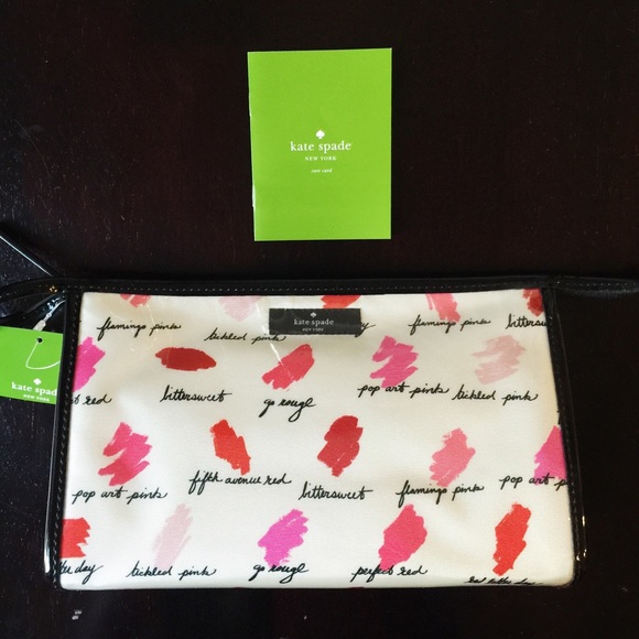 NWT KATE SPADE makeup bag