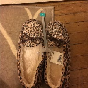 Cheetah print slippers!!!