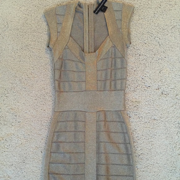 Silver bandage dress