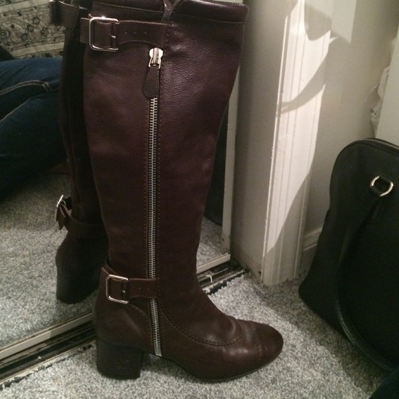 CHANEL riding boots.