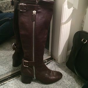 CHANEL riding boots.