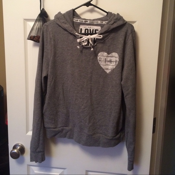 Victoria's Secret Pink Gray Hoodie