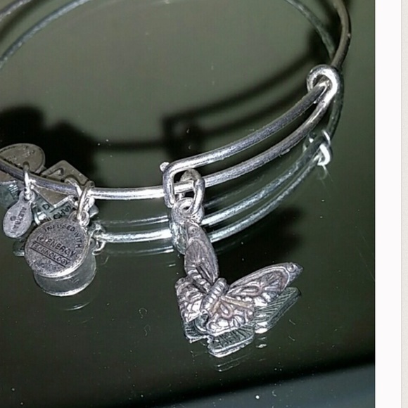 Alex and Ani Jewelry - Alex & Ani sliver finish butterfly