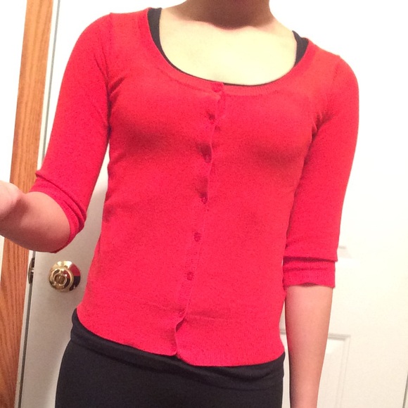 Zara Red Cardigan - Picture 2 of 6