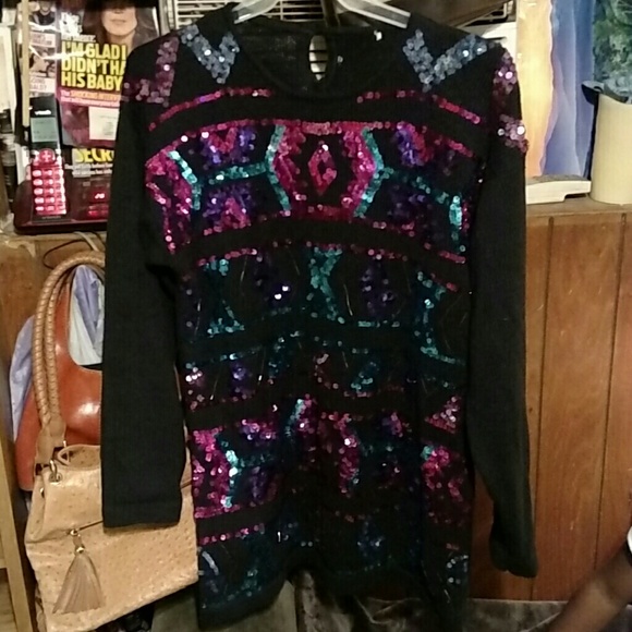 Fashionable Beautiful  sweater with all this bling