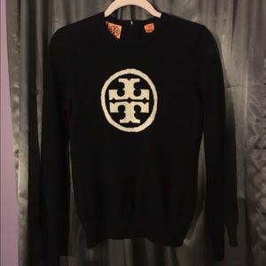 Tory Burch Cashmere Logo Sweater