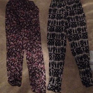 ‼️bundle‼️ Target tribal and flower print pants.
