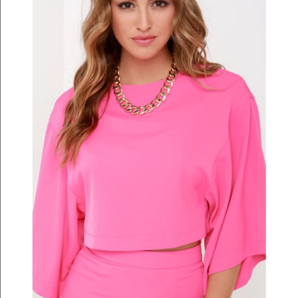 Bright Pink Two Piece Dress from Lulus - Picture 2 of 4