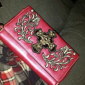 Pink Western Wallet