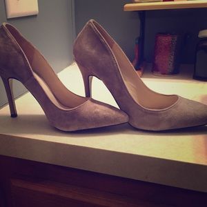 Grey, Classic pump, shoemint 3 inch heels