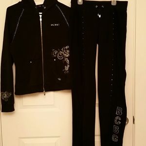 BCBG Bling Sweat Suit