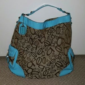 Bebe print purse