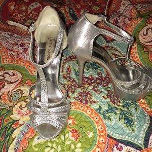 Silver heels