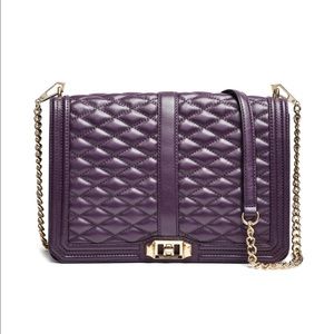 Rebecca Minkoff Aubergine jumbo Love Bag