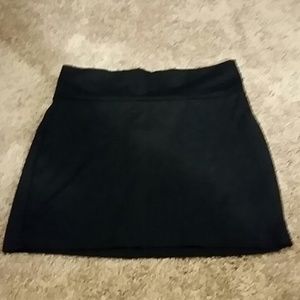 Bebe black bodycon mini skirt