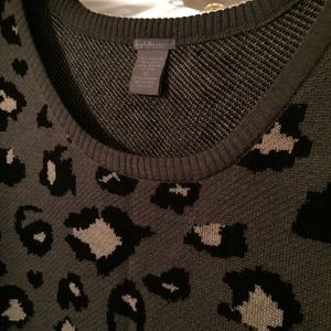 NWT - Leopard Print sweater dress