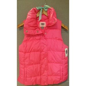 Bright Pink Frost Free Fleece-Lined Vest
