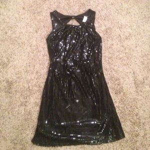 Cutout Back Sequin Dress Cutout Back Sequin Dress