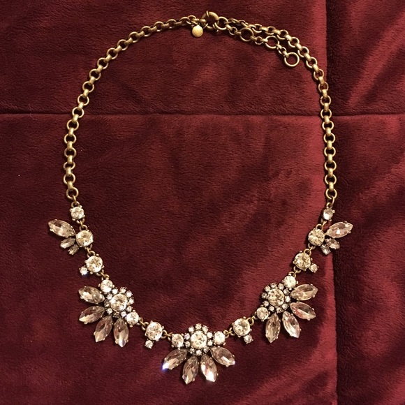 JCrew Crystal Statement Necklace