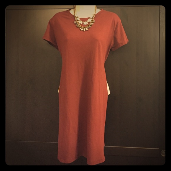 High slit longline t shirt