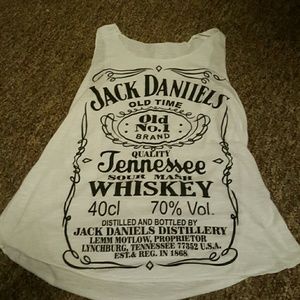 White Jack Daniel's tank