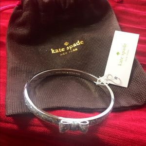 Kate Spade Glitter Bow Bangle