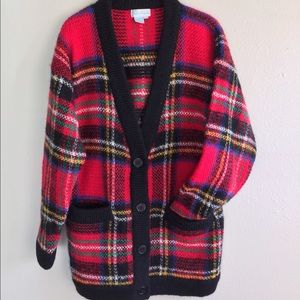 FOR SALE ON ETSY - Vintage Plaid Cardigan
