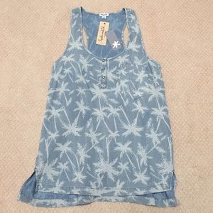 NWT Splendid Palm Tree Tank
