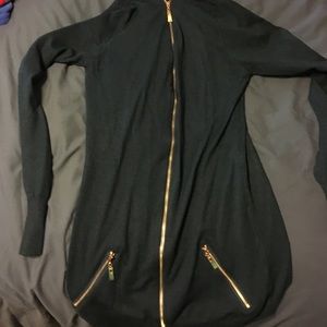 Hunter Green Stretchy Sweater/ Dress