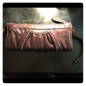 Junior Drake Kelly Leather Wristlet