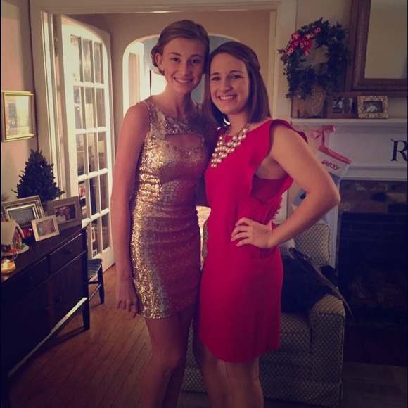 Red Low Back Everly Dress
