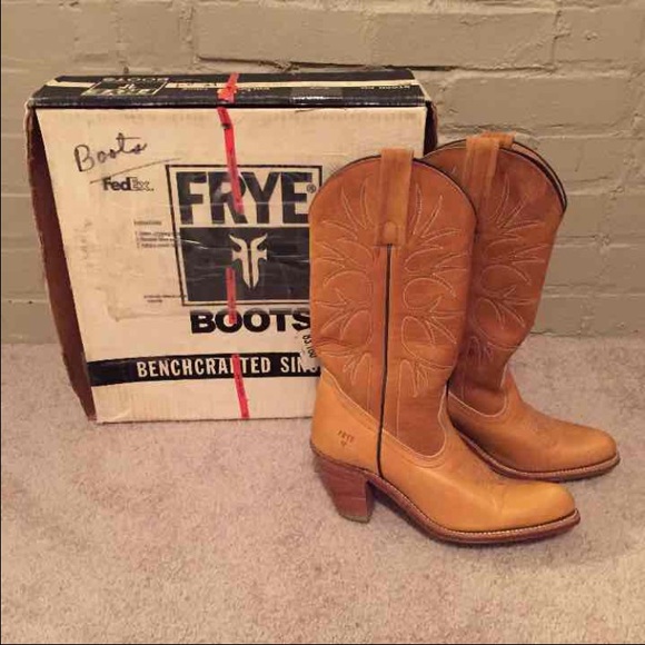 Vintage Frye Cowgirl Boots
