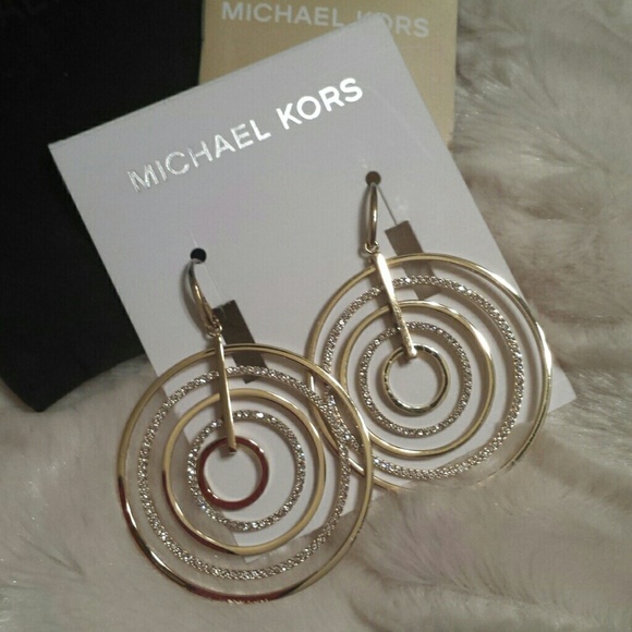 Authentic Michael Kors statement earrings - Picture 2 of 4