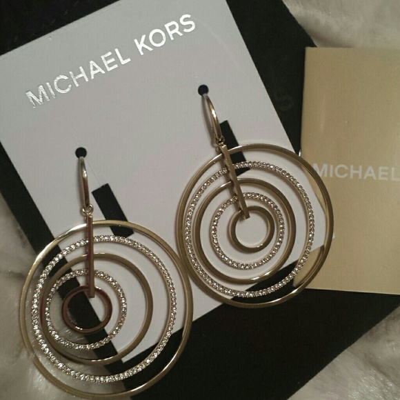 Authentic Michael Kors statement earrings - Picture 3 of 4