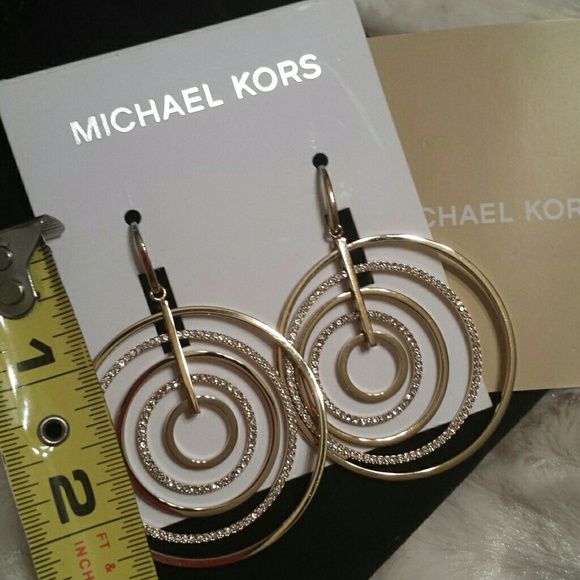 Authentic Michael Kors statement earrings - Picture 4 of 4