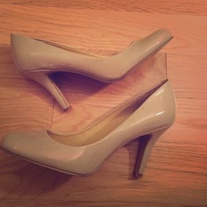 Nude 3' heels by Nine West