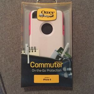BN Otterbox Commuter // iPhone 6 in white/pink 📱