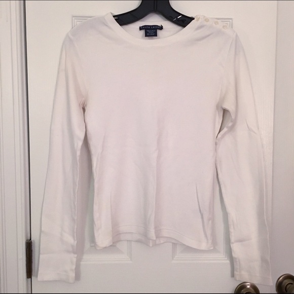 | SOLD | White Long-Sleeved Top - Picture 1 of 4